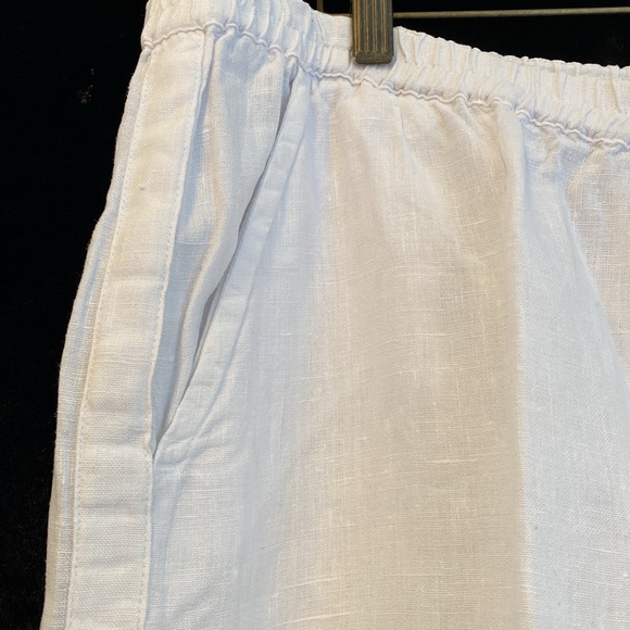 Chico’s woman’s 100% linen capris pants, size Chico’s 3 - Picture 6 of 8